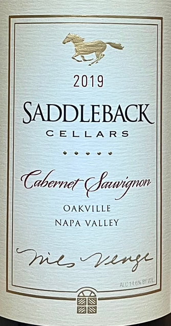 2019 Saddleback Oakville Cabernet Sauvignon