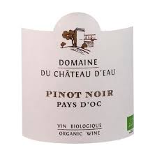 2022 Domaine Du Chateau D'eau Pinot Noir DOC Organic